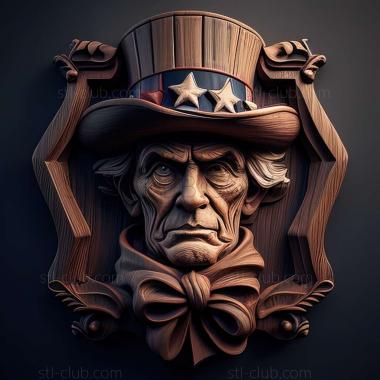 3D model uncle sam (STL)